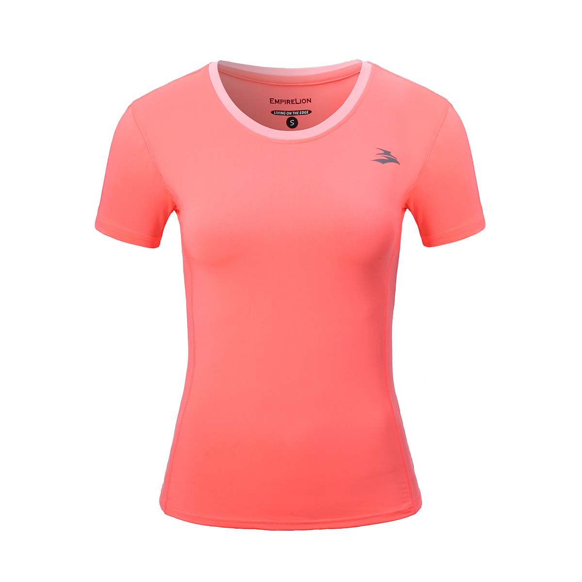 Women's Running Crew-Neck Tee Tops Short Sleeves Fast Dying T-Shirt