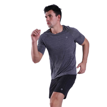 Men's Quick Dry Short Sleeve T- Shirt Breathable Running Workout Tee Shirts Cowl Neck Top