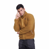 Men's Heavy Anti-Static Polar Fleece Hiking Zipper Short Jacket Winter Top