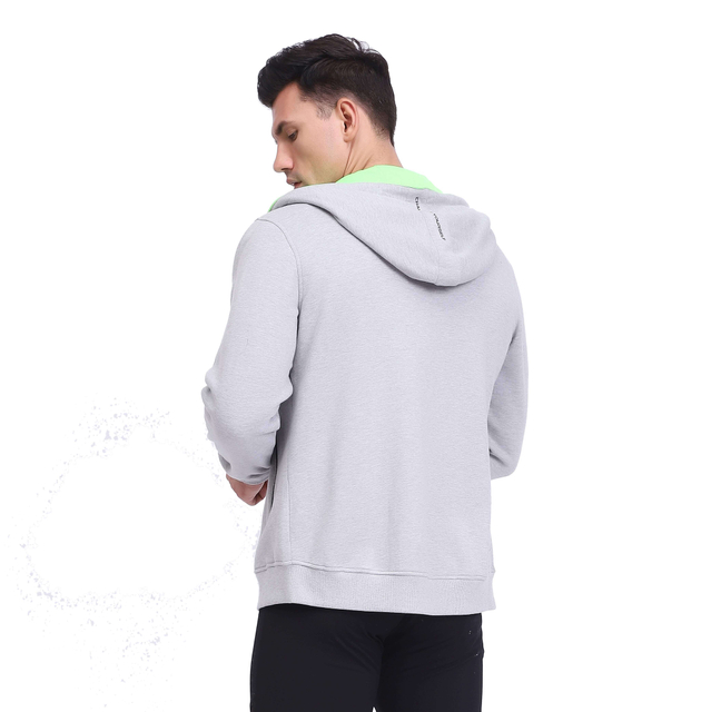 Men's Hoodies Zipper Pockets Drawstrings Zip Up Sweatshirts 