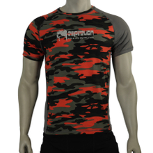 Men's Boys Rock Climbing Camouflage Printed Athletic Workout T-shirt