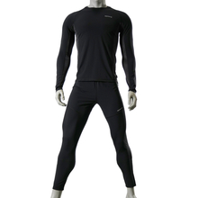 Mens Compression Baselayer Reflective Trims Active Slim Fit Set