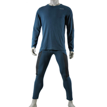 Mens Merino Wool Baselayer Color Blocked Set