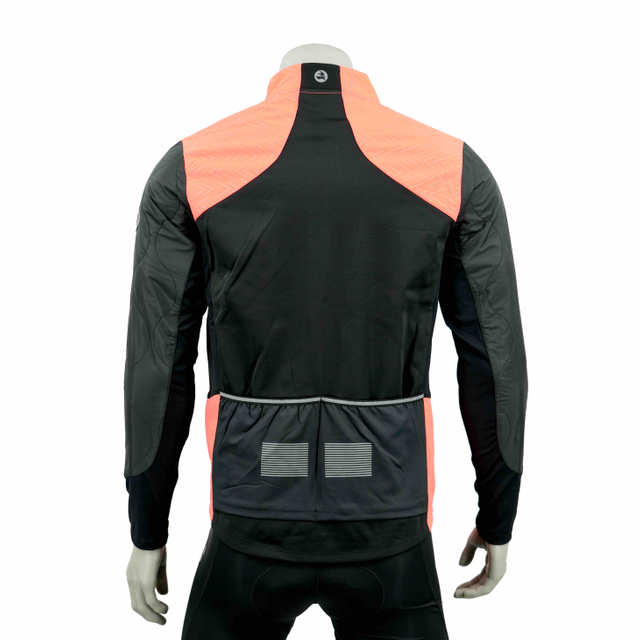 Mens Quiting Fluro Bond Panel Winter Jacket