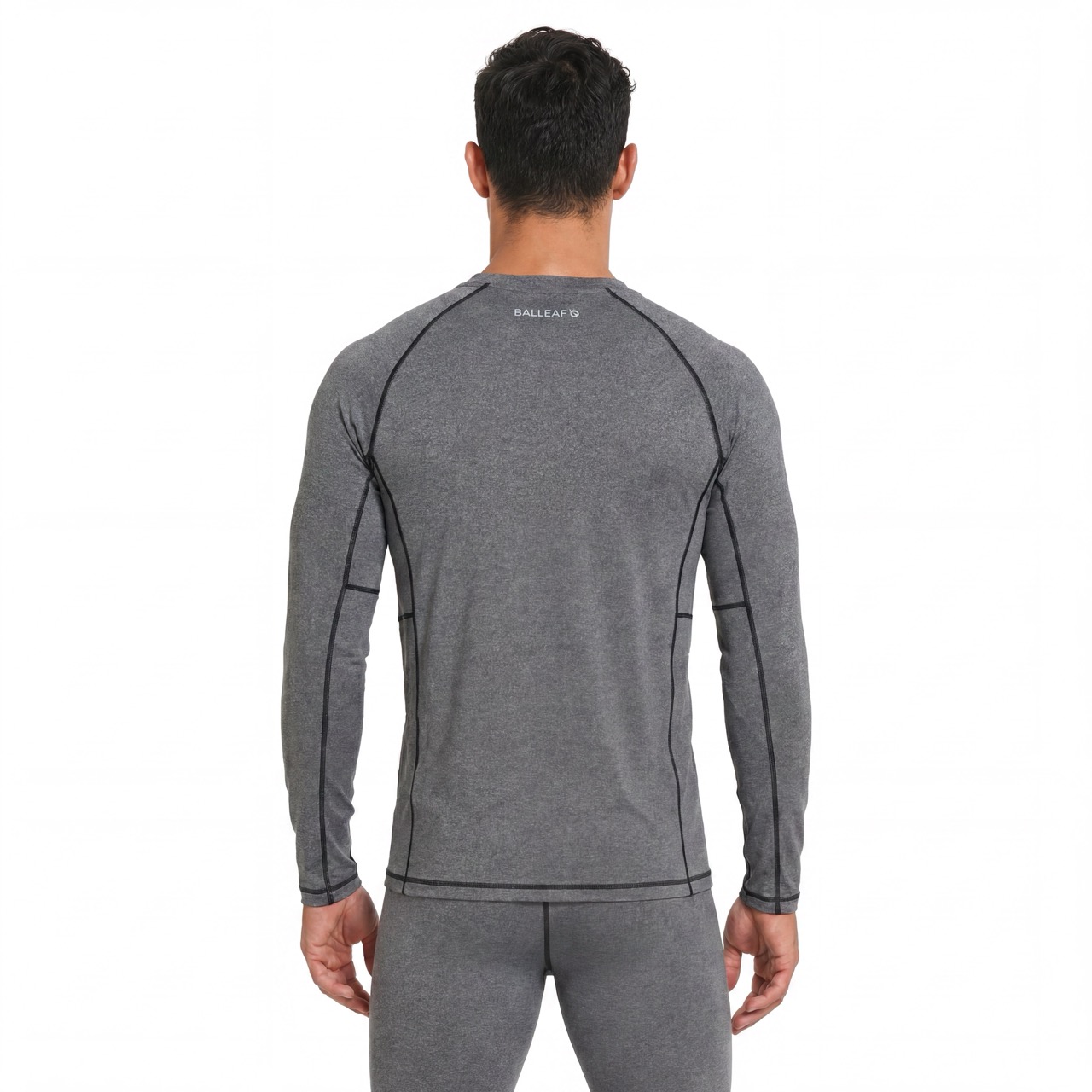Mens Thermal Underwear Long Johns Base Layer Inner Fleece Top Bottom 2 Pcs Set