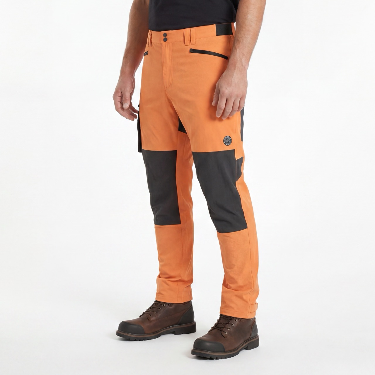 Mens Snow Pants Color Block Trekking Trousers