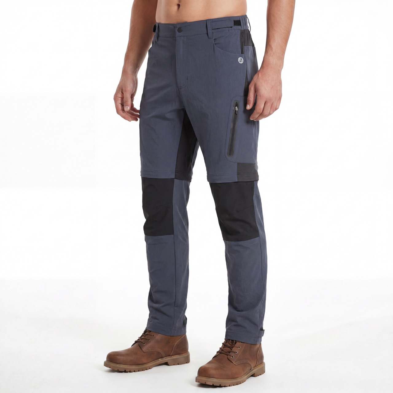 Mens Sealed pocket Zipper Off Pants Trekking pant