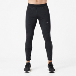 Mens Compression Baselayer Reflective Trims Active Slim Fit Pants