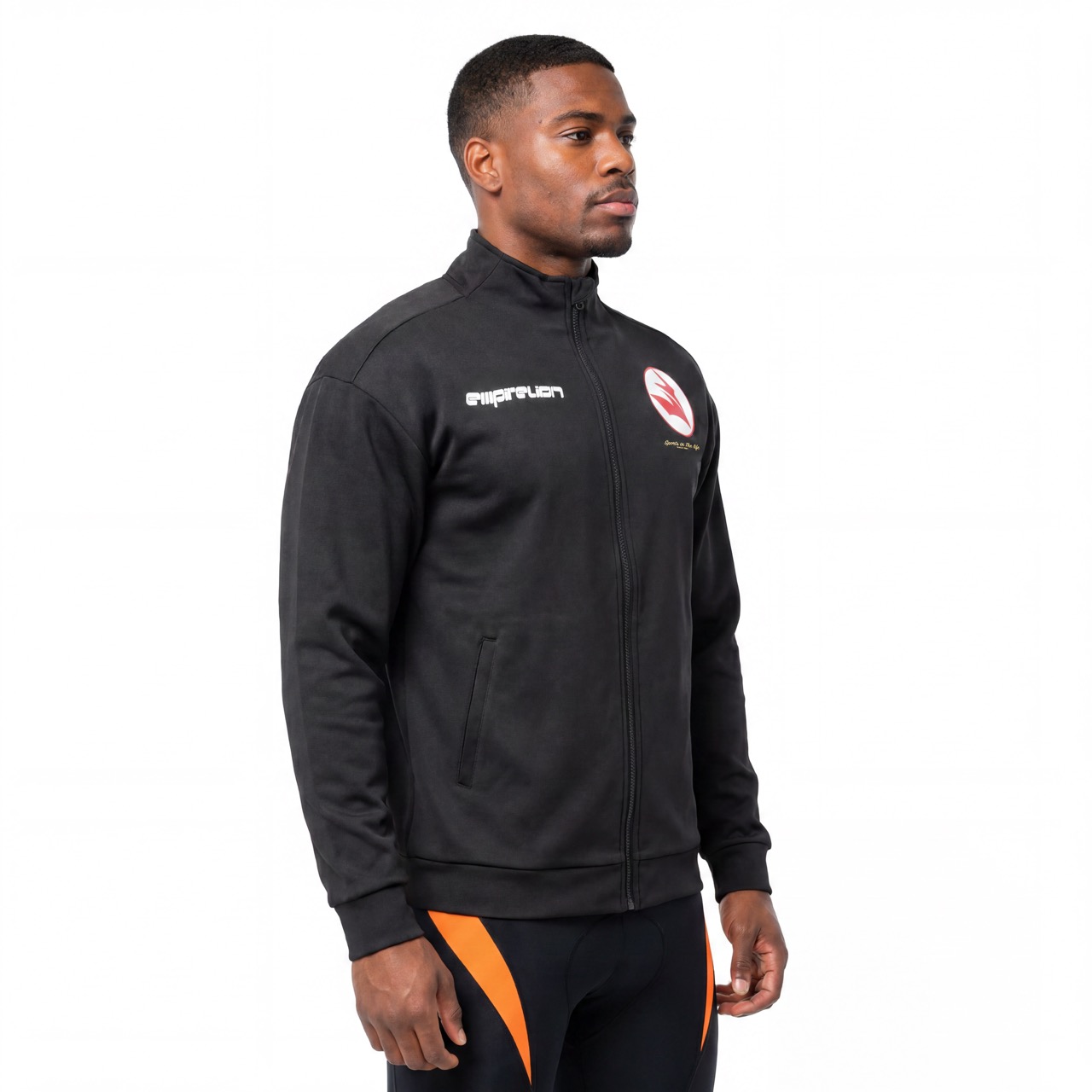 Mens Zip Through Football Term Jacket