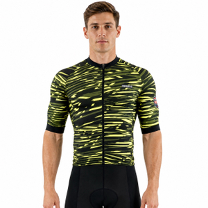 Digital Print Short-sleeved Middle Weight Cycling Jersey