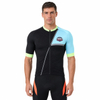 Reflective Trims Raglan Short-sleeved High Neck Cycling Jersey