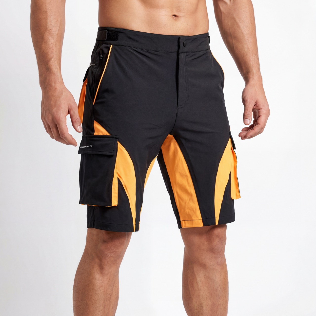 Mens 7 Zipper Pockets Sports Causal Short