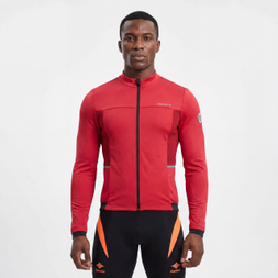 Mens 2 Pcs Set Rib Panel Wind Proof Cycling Jacket