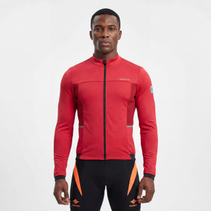 Mens 2 Pcs Set Rib Panel Wind Proof Cycling Jacket