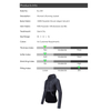 Women's Stripes Print Lightweight Full Zip Rib Hem Hoodie Jackets 