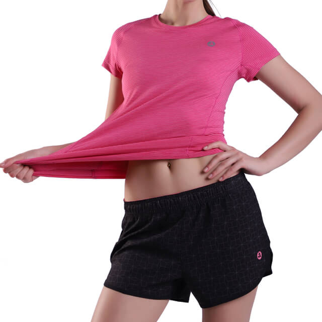 Women's Summer Workout Beach Tops Short Sleeve Yoga Running Sport Casual T-shirts