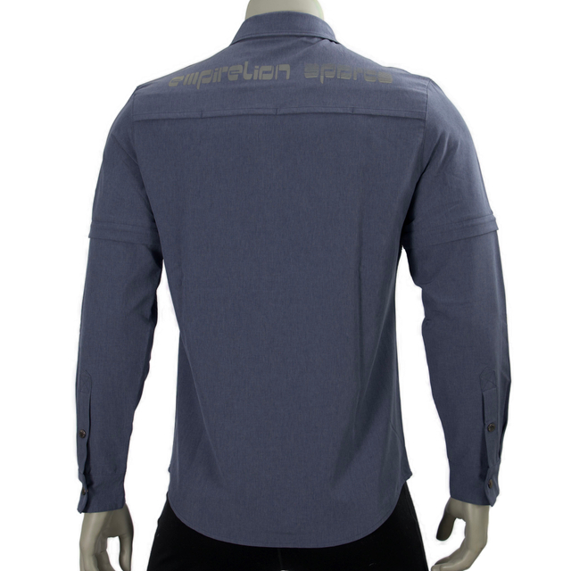 Mens Trekking Hiking Camping Fishing Walking Sleeve Zip Off 2 in 1 Shirts