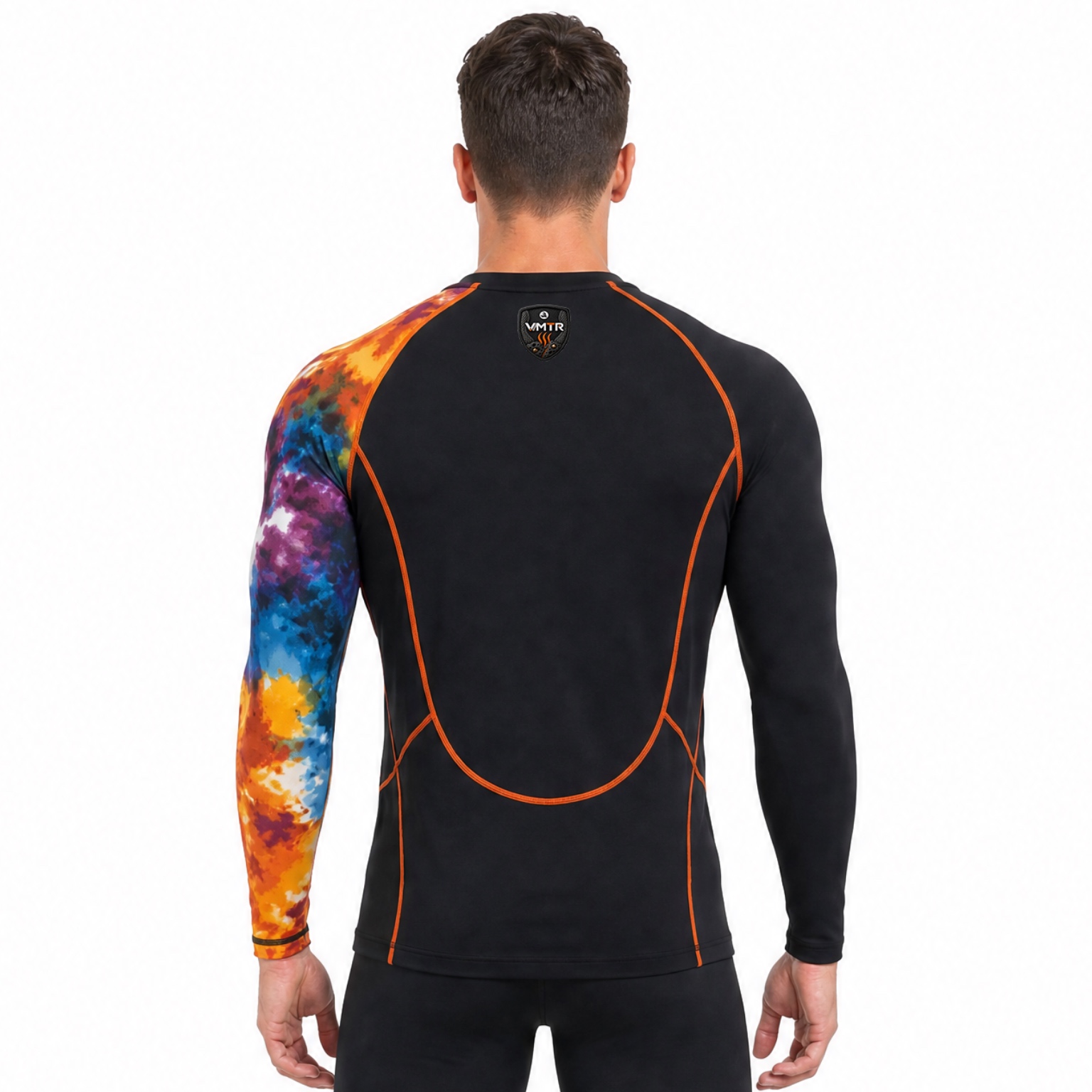 VMTR Mens Color Block Long Sleeve Tops