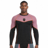 VMTR Mens Color Block Inner Fleece Long Sleeve Tops