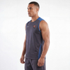 Mens Color Block Football Team Logo Vest