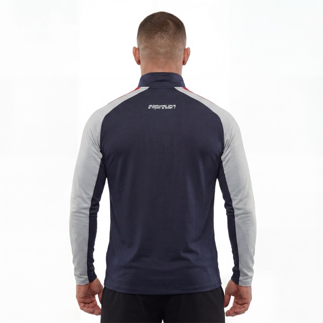 Mens Football Long Sleeve Colorblock Tops