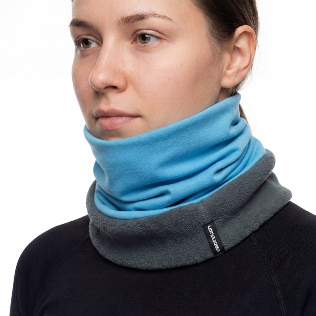 Neck Warmer Gaiter Fleece Windproof Face Mask Cover Cold Weather Scarf for Men & Women