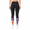 VMTR Women Light Weight Print Panels Legging Pant