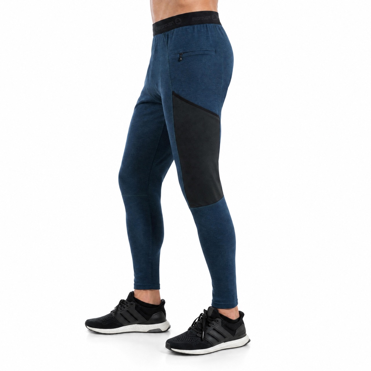 Mens Merino Wool Baselayer Color Blocked Pants