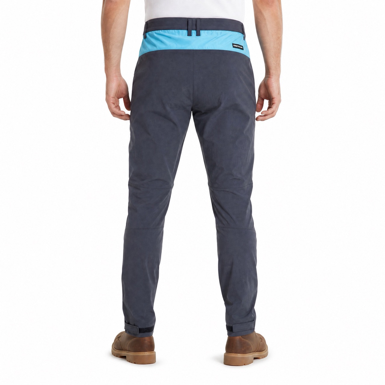Mens Knee Warm Panels Pants Color Block Trekking Trousers