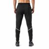 Mens Stretched Elastic Waistband Color Block Reflective Trims Active Pant