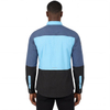 Mens Hiking Camping Contrast Panels Cooling Back & Armpit Vent Snaps Up Zipper Pockets Shirts