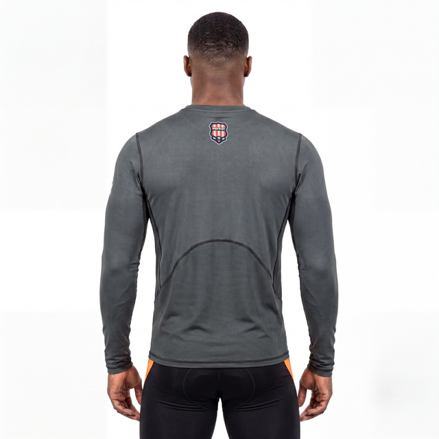 Base Layer Mesh Panels Long Sleeve Top 