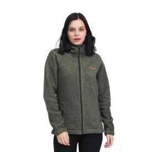 Women's Heavy-Weight Polar Fleece Full Zip Thermal Hoodie