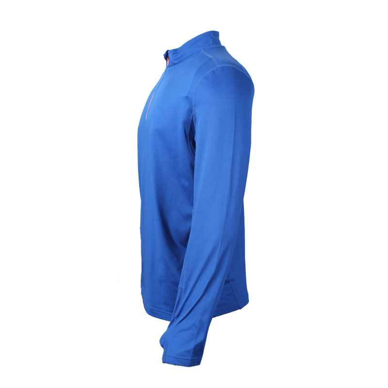 Men's Sports Casual Fleece Tops Half Zip Running Long Sleeve Pullover Shirts