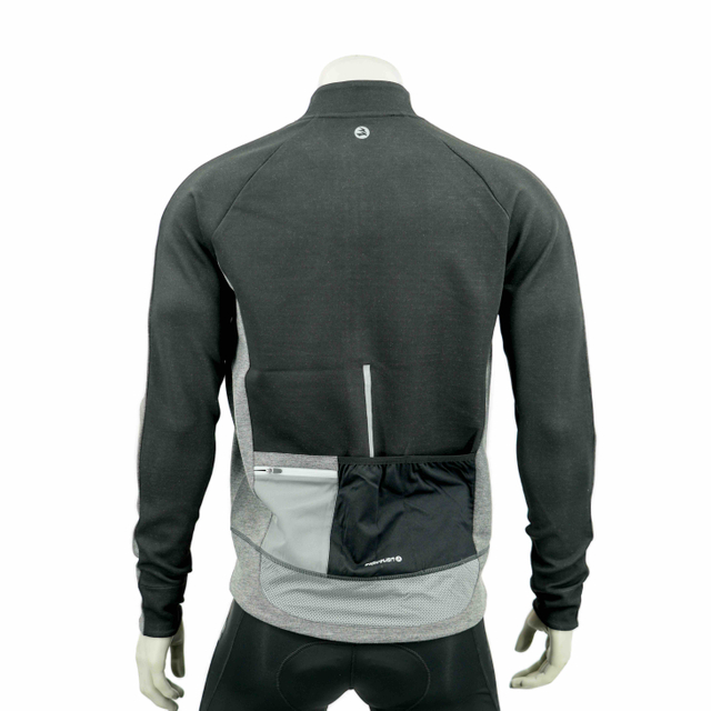 Color Block Reflective Panel Cycling Jacket
