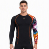 VMTR Mens Color Block Long Sleeve Tops