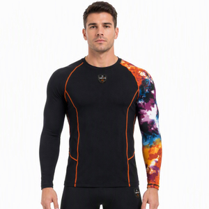 VMTR Mens Color Block Long Sleeve Tops