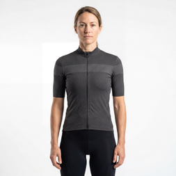Womens Reflective Print Short-sleeved Cycling Jersey