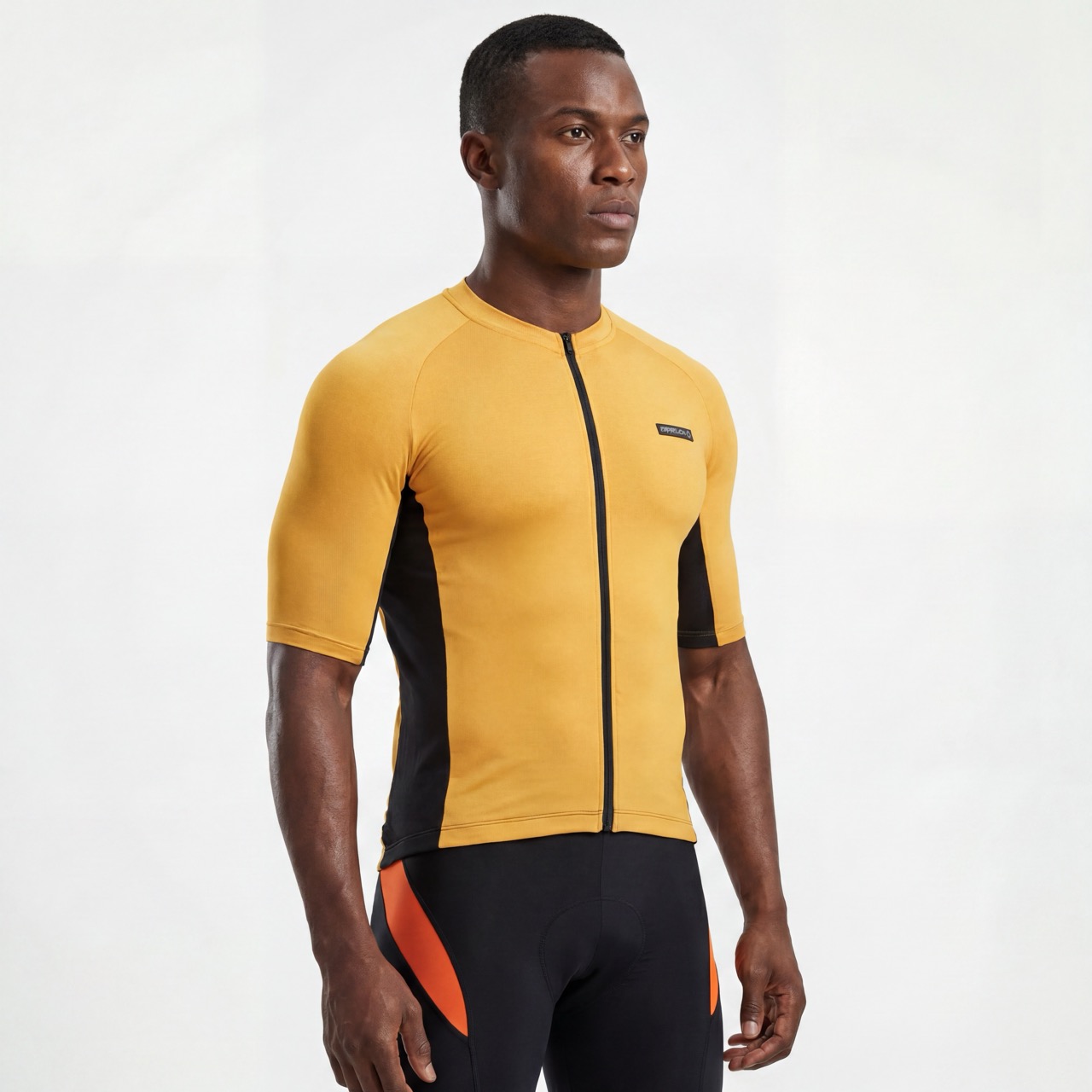 Raglan Short-sleeved Color Block Reflective Sealed Pocket Cycling Jersey