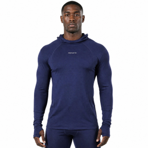 Mens Dry Feeling Baby Lock Baselayer High Cowl Hoodie 