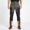 Mens Adjustable Waist Panels Hiking Trekking Trousers