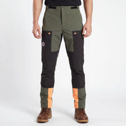 Mens Adjustable Waist Panels Hiking Trekking Trousers