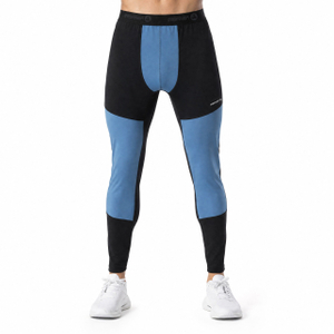 Mens Wind-protection Panels Baselayer Racing Workout Legging