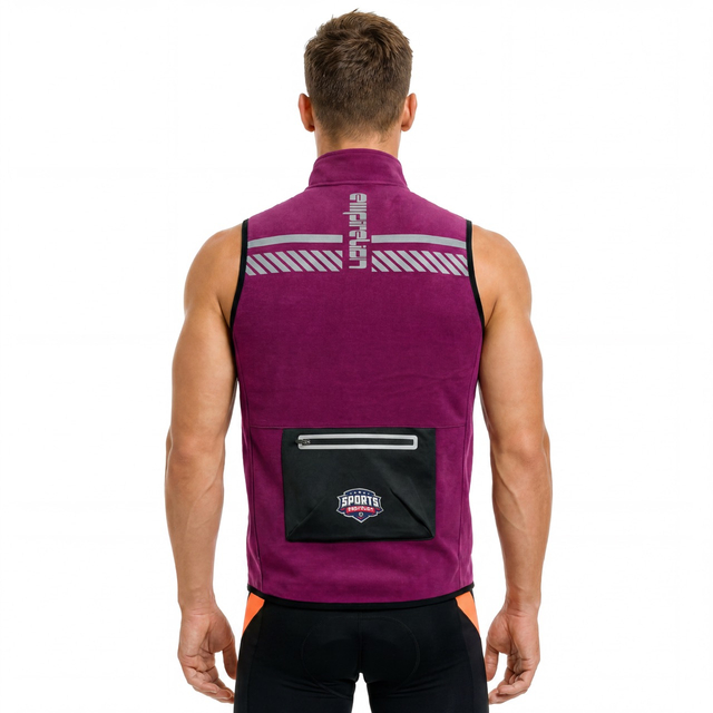 Men's Alpine Reflective Quiting Paded Thermal Vest