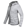 Women's Hooded Warm Cosy Water-Resistant Recycle Polyester Puffer Short Jacket