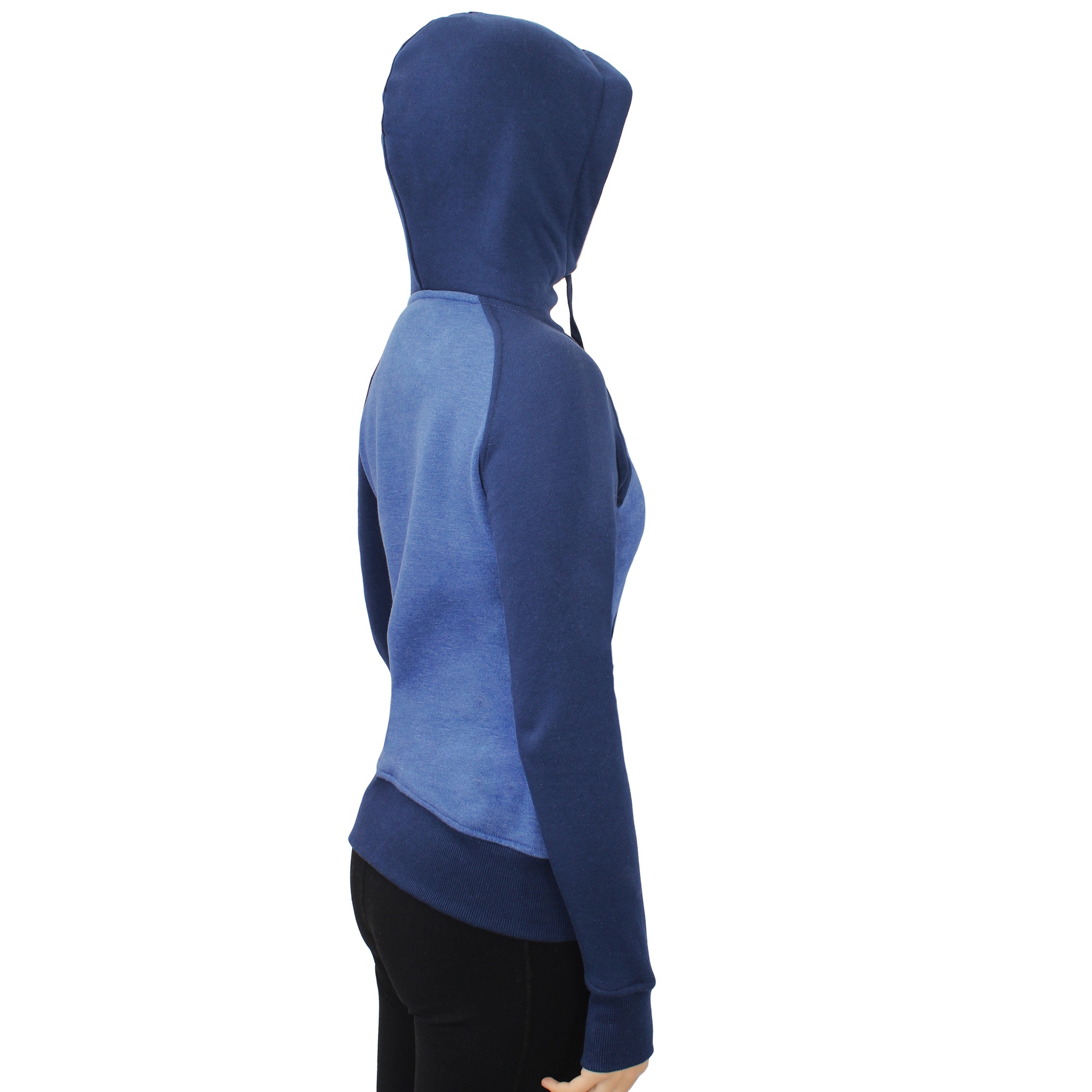 Women's Athletic Running Hoodies Double Zipper Heads Sweatshirt Jackets