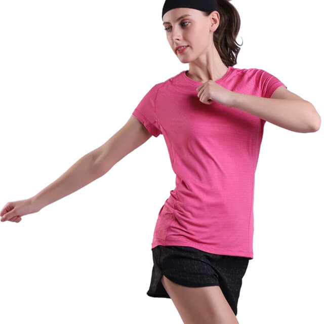 Women's Summer Workout Beach Tops Short Sleeve Yoga Running Sport Casual T-shirts