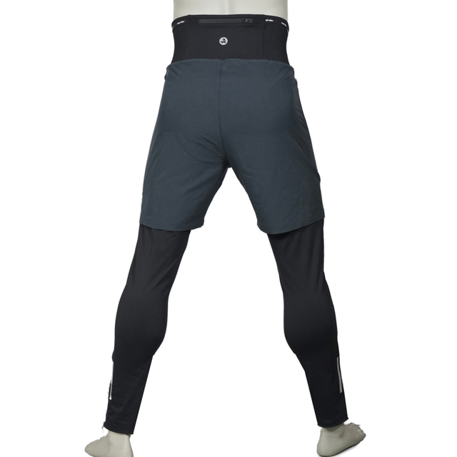 Mens Wind Proof High waist band Baselayer 2 in 1 pant