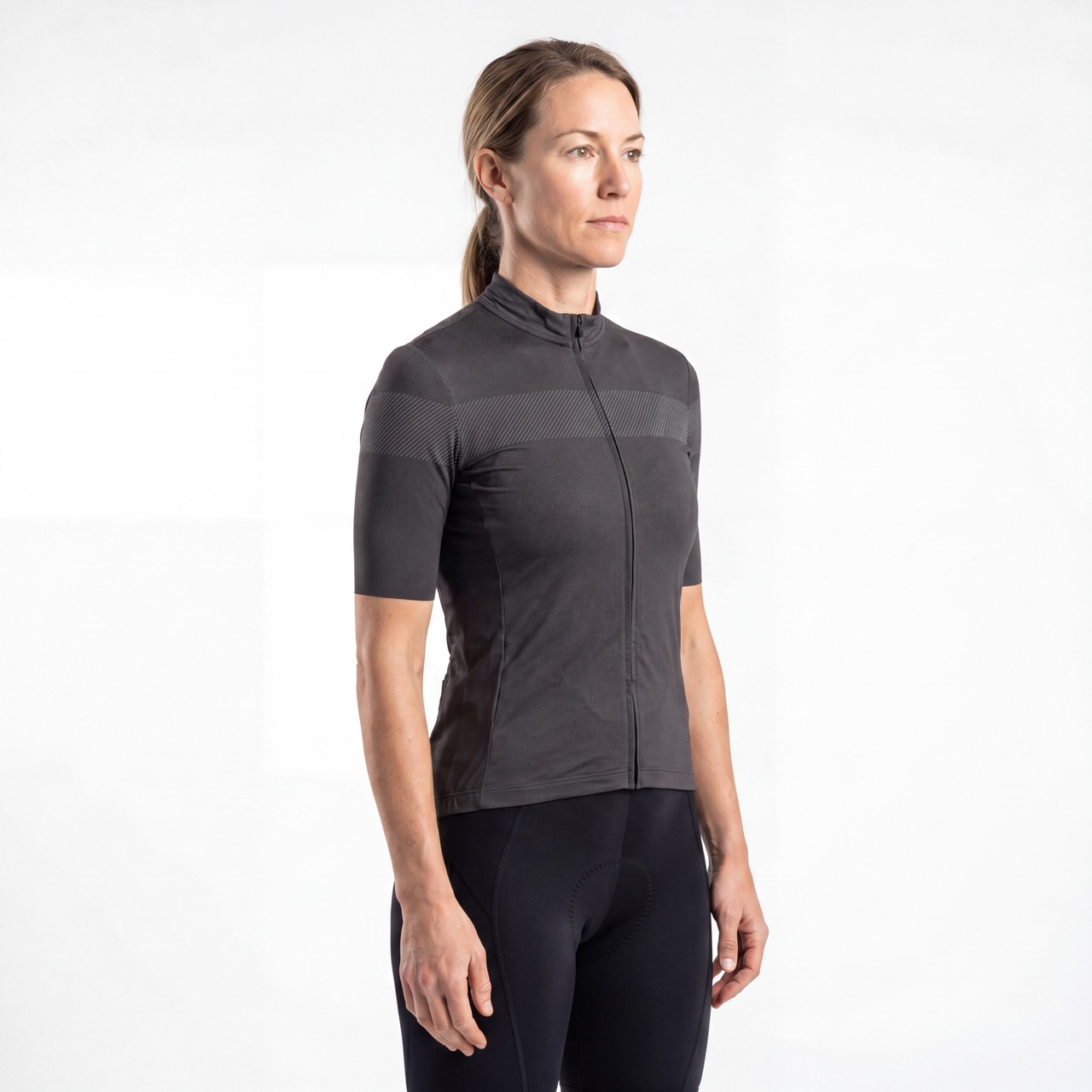Womens Reflective Print Short-sleeved Cycling Jersey