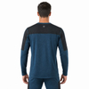 Mens Merino Wool Baselayer Color Blocked Tops